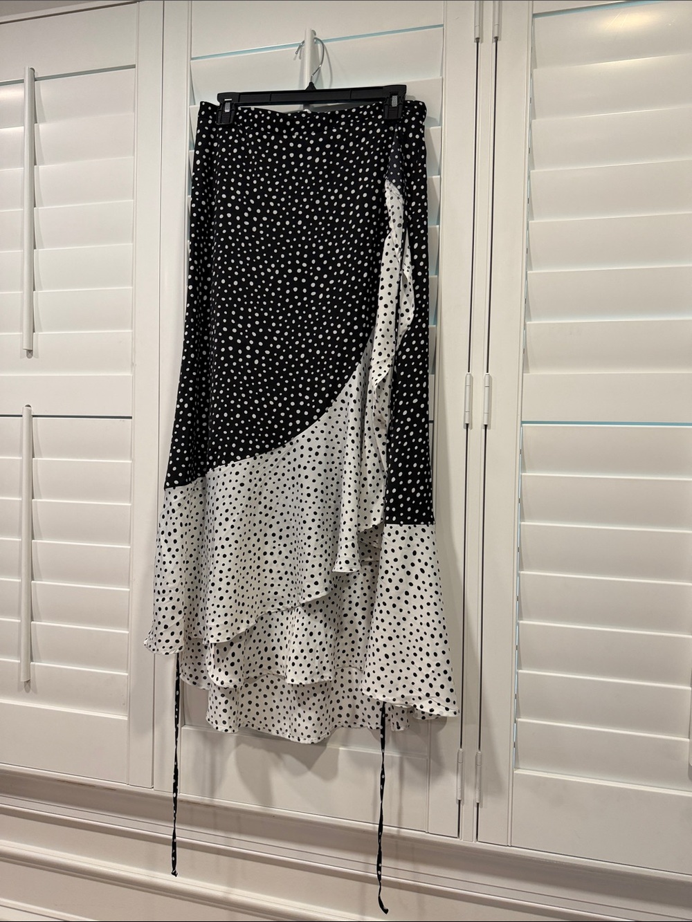 summersalt Black and White Polka Dot Swim Sarong
